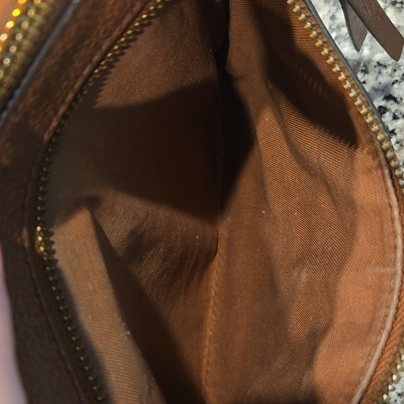 FOSSIL LEATHER PATCHWORK CROSSBODY BAG. - Picture 6 of 12